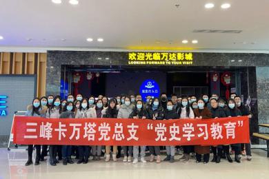 浩气长存，英雄不朽 ——三峰卡万塔党总支组织观看《长津湖之水门桥》