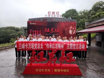 寻访红色印记，争做时代传人 ——三峰卡万塔党总支组织开展“传承红岩精神”主题党日活动